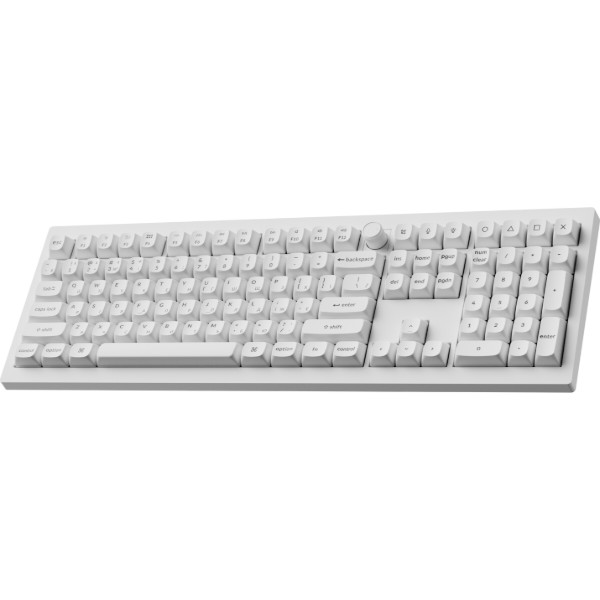 Фото - Клавіатура бездротова Keychron V6 Ultra Red Switch White RGB (V6U-F1-UA)